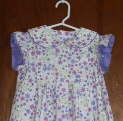 Ariels Passover dress - closeup